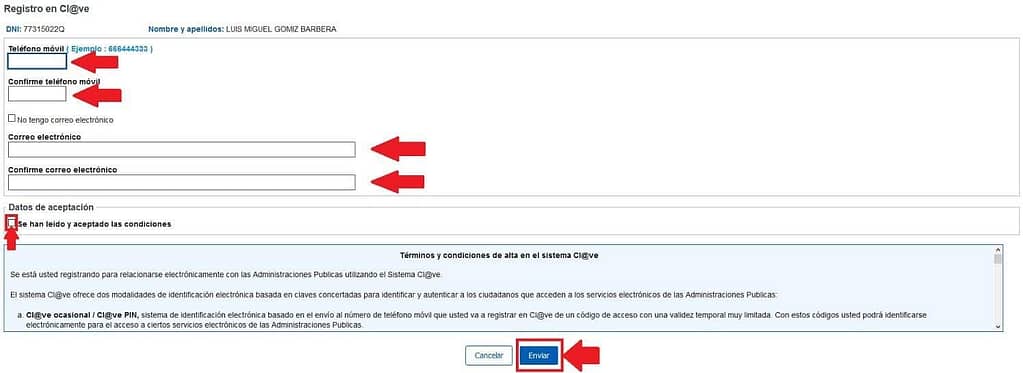 Cómo registrarse en Clave permanente CITA SEPE