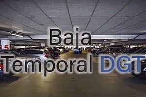 baja temporal dgt