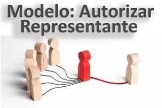 Autorización de representación