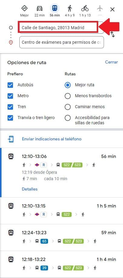 Ir en transporte público al centro de exámenes de móstoles cómo llegar a centro de exámenes en metro