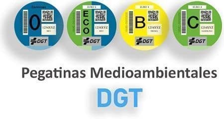 pegatinas medioambientales de tráfico DGT pegatinas medioambientales dgt