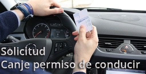 canjear permiso de conducir canje permiso de conducir
