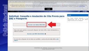 Cita Rápida DNI 2 acceso cita previa dni rápida