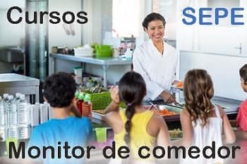 Curso monitor de comedor escuelas curso SEPE monitor de comedor escolar