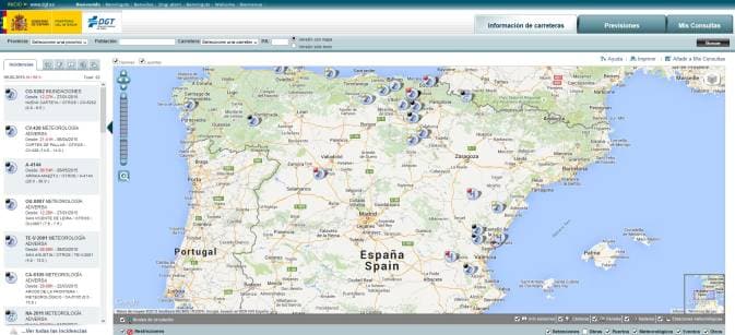 Estado de las carreteras y tráfico en tiempo real 1 estado del tráfico en las carreteras españolas