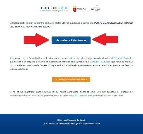 Cita previa médico en Cartagena 1 cita previa para médico en comunidad de murcia