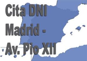 cita dni madrid avenida pio xii