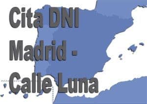 cita dni madrid calle luna