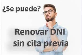 renovar dni sin cita previa